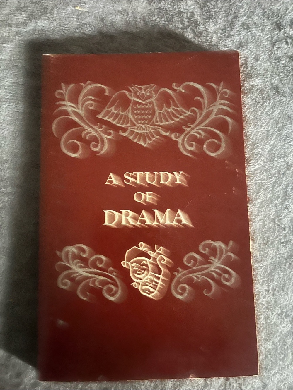 A Study of Drama Decorative Red Softcover